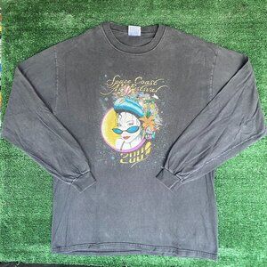 Vintage Y2K Art Festival Shirt Sun Faded Long Sleeve Tee